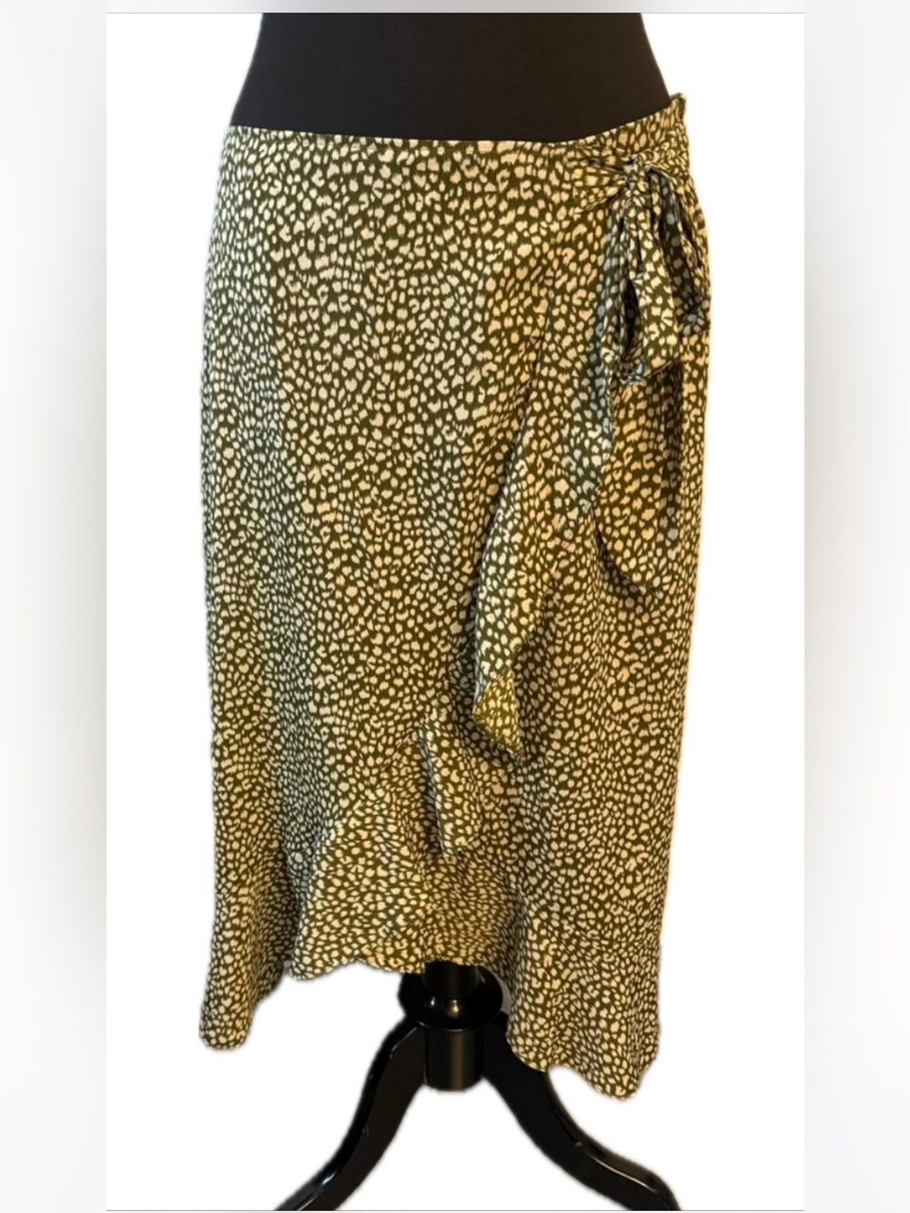 AX Paris Print Tie-Front Midi Skirt size XL